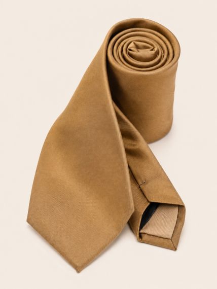 Seiden Krawatte in gold