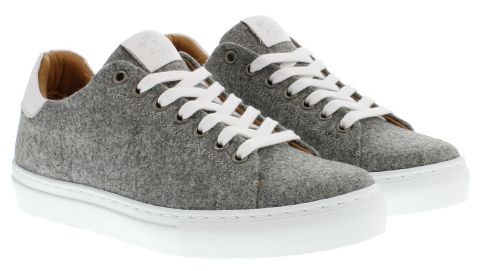 Merino, Loden Sneaker, hellgrau
