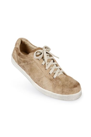 Casual Sneaker Sand Veloursleder