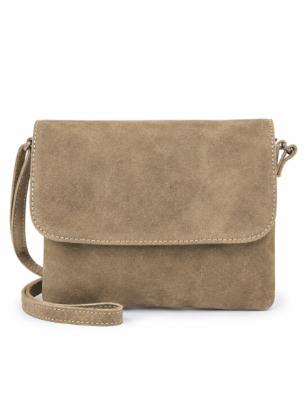 Umhängetasche aus Wildbockleder 23 × 18 cm