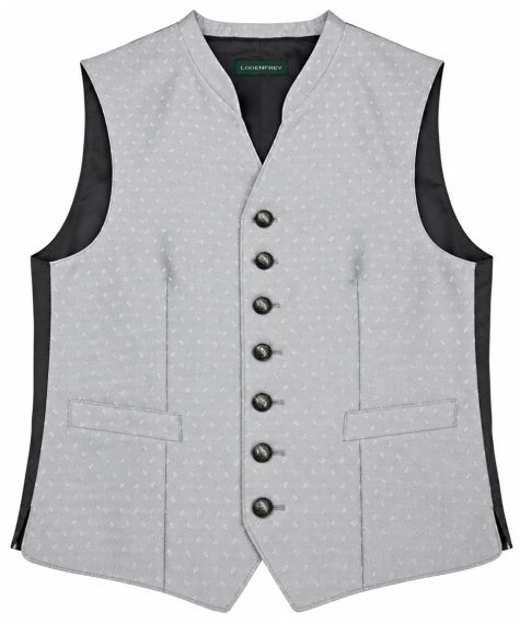 Lodenfrey Schmuckgilet, silbergrau