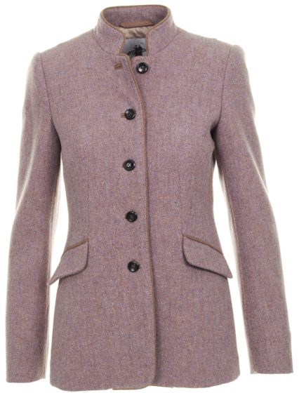 Lodenfrey, Long-Woll-Blazer, rosè