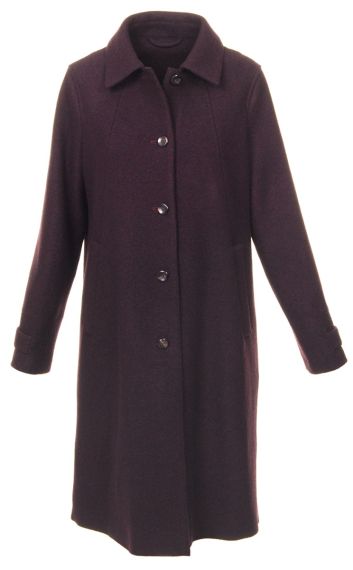 Lodenfrey Walkmantel, Plum