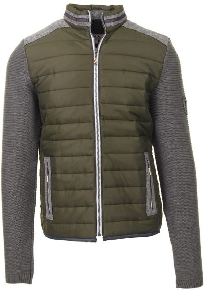 Outdoor, Strick-Walkjacke oliv
