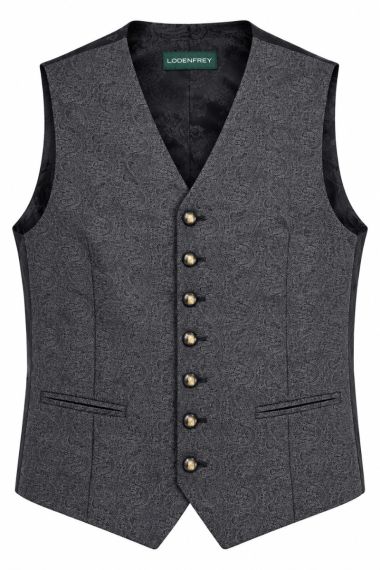 Lodenfrey Gilet in anthrazit