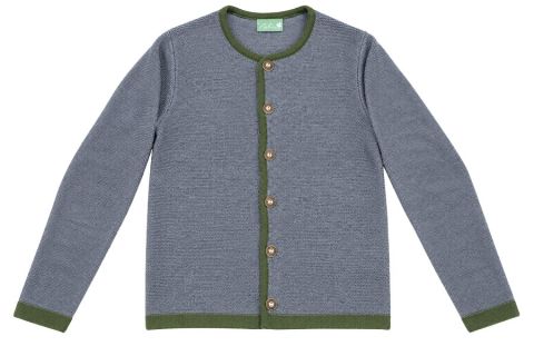 Klassiker, Strickjacke in Steingrau