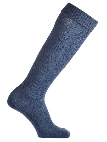 Kniebundstutzen Sbg. Blau zur Knickerbocker