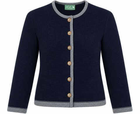 Klassiker, Strickjacke in Marine