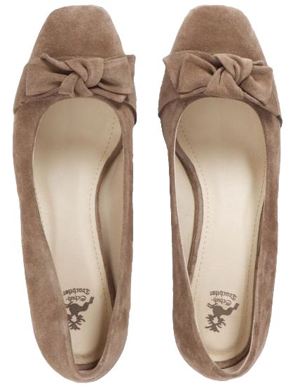 Trachtenschuhe, Samtziege, nude