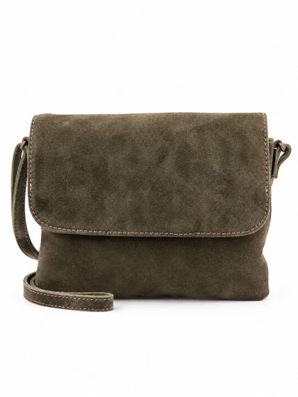 Umhängetasche aus Wildbockleder 23 × 18 cm