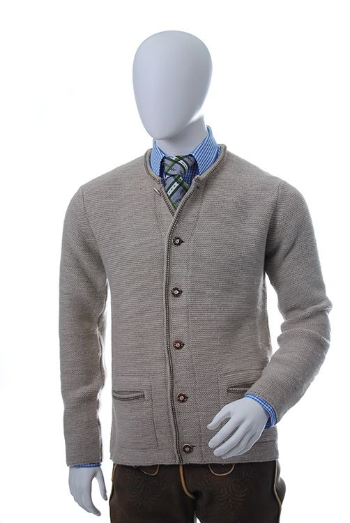 Trachtenjacke, Strickjacke natur