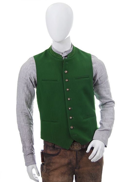 Trachten Lodengilet in Maigrün ab Gr.44