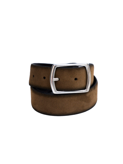 Rindsledergürtel, Wende, cappuccino/braun