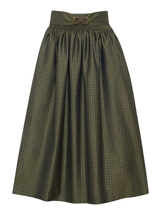 gezogen Jacquardschürze, oliv