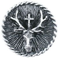 Trachtenmesser, 100mm Klinge, Hubertus
