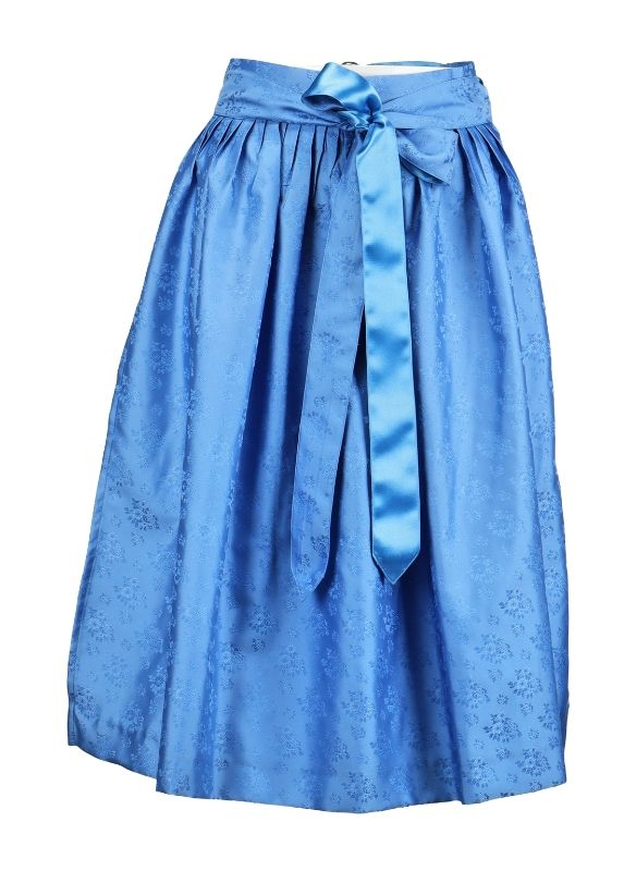 Schürze, Rosenmuster, blau