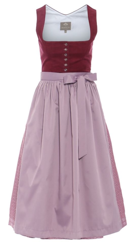 Feincord Dirndl, beere