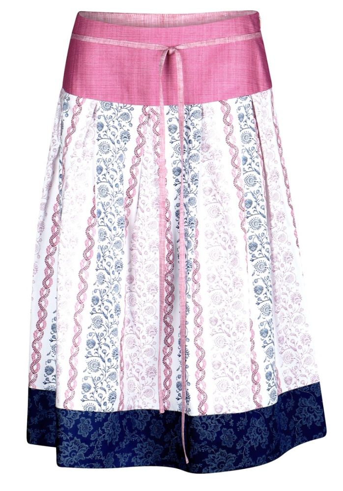 Rock, Ausseer Look, rosa-blau
