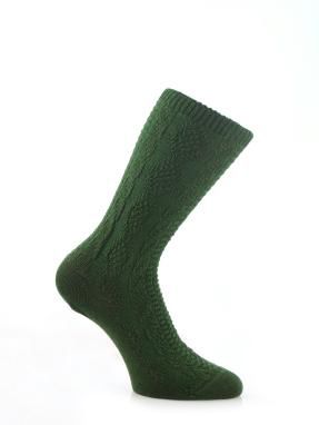 Trachtensocken in tanne mit Elasthan
