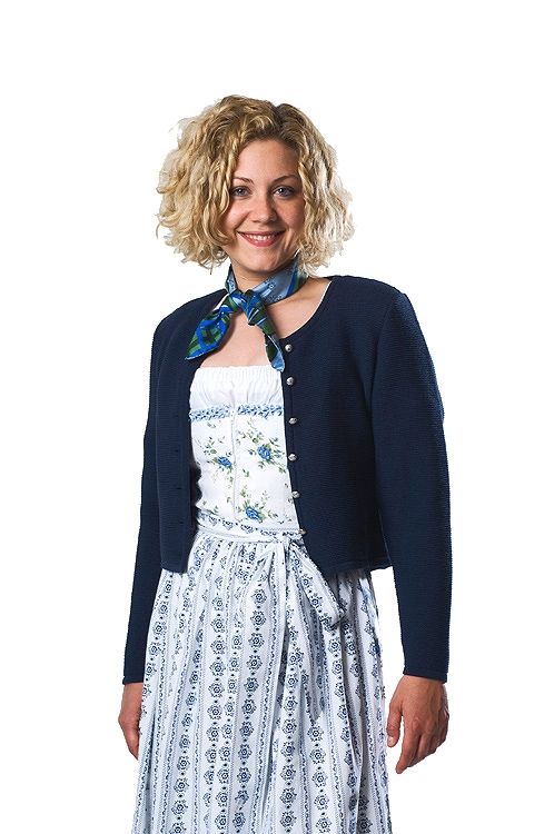 Dirndl Strickjacke, marine