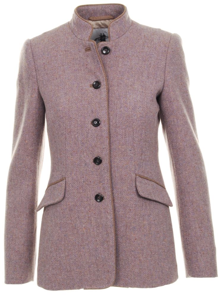 Lodenfrey, Long-Woll-Blazer, rosè