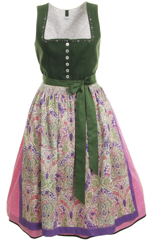 Midi Ausseer Dirndl, Handstickerei