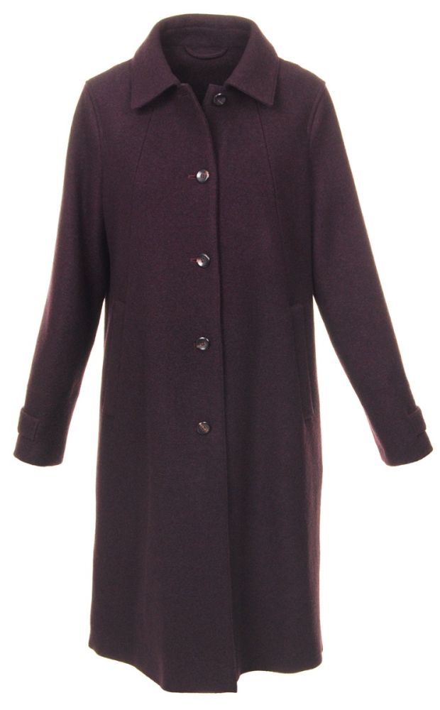 Lodenfrey Walkmantel, Plum