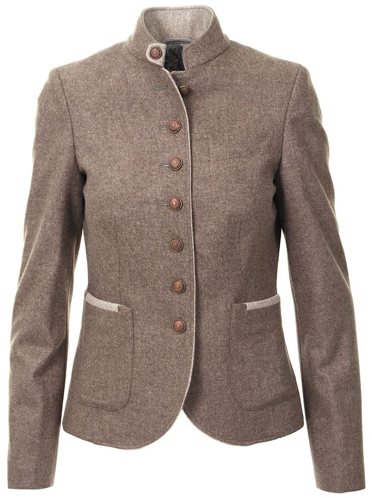 edler Lodenblazer, cappuccino