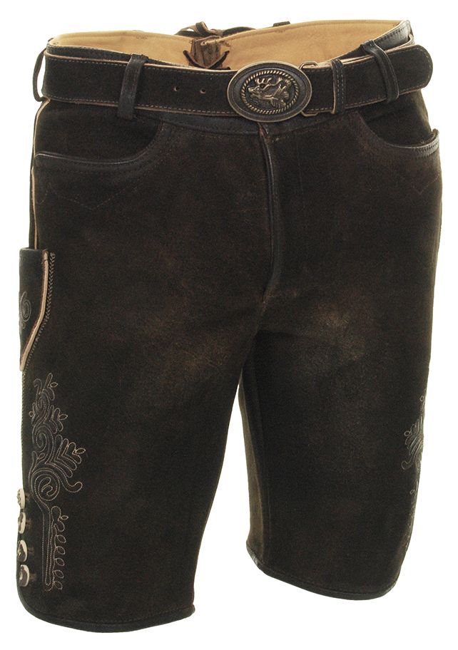 Ziegenlederne, Zipp, dark brown
