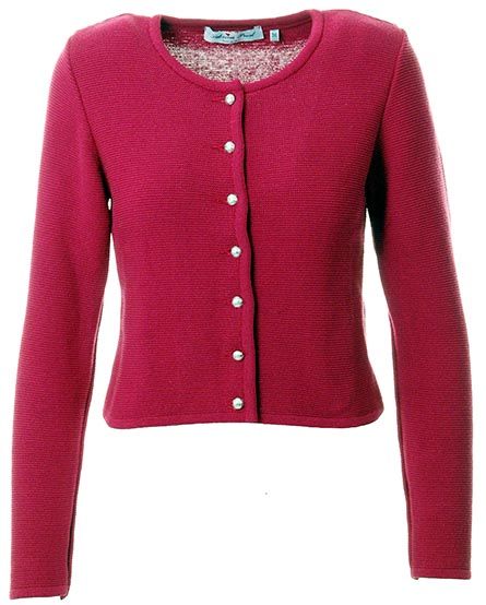 Dirndl Strickjacke in beere