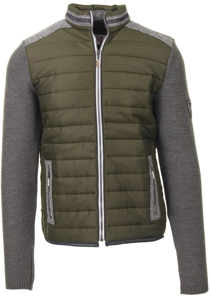 Outdoor, Strick-Walkjacke oliv