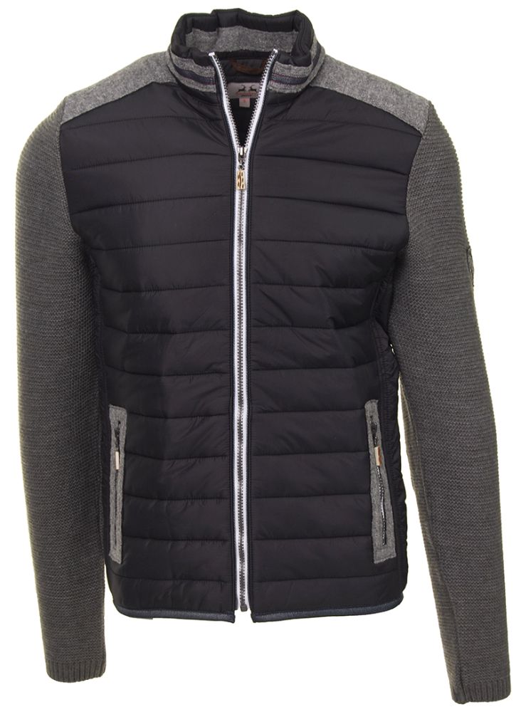 Outdoor, Strick-Walkjacke anthrazit