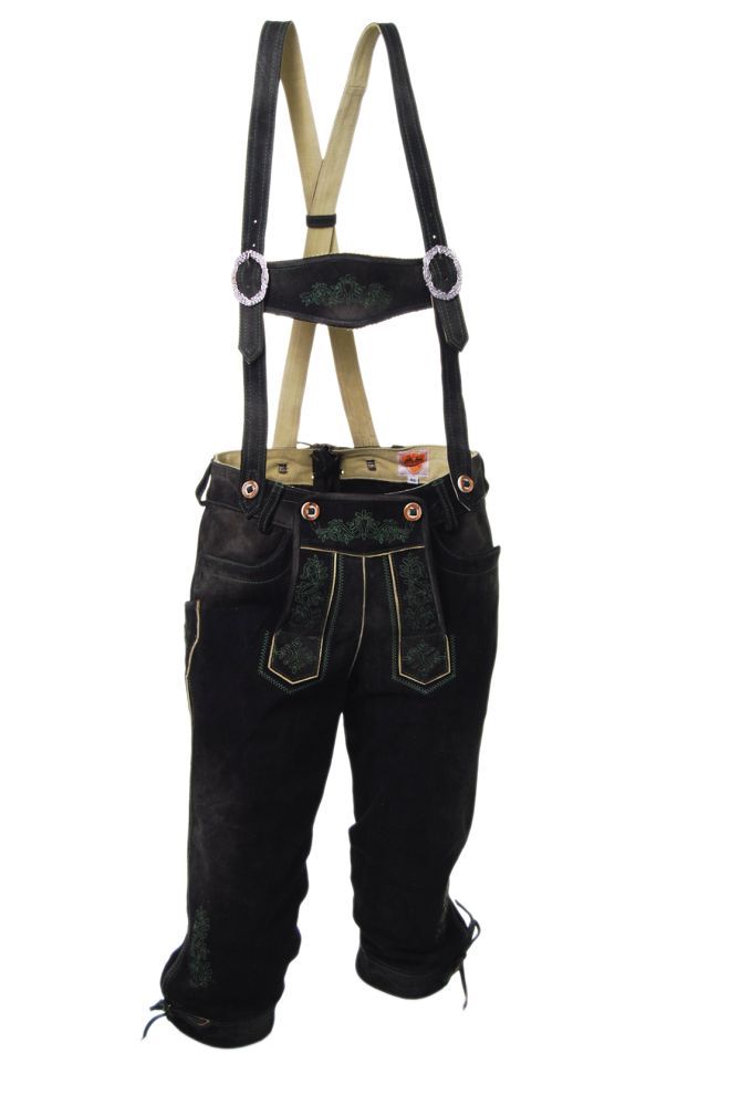 Kniebund Lederhose, Ausseer, used schwarz