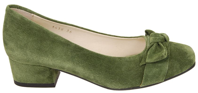 Trachtenschuhe, Samtziege, wald