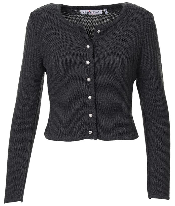 Dirndl Strickjacke, anthrazit