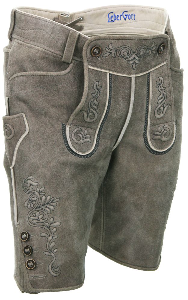 HIGH-END Bergbock-Lederne, grau