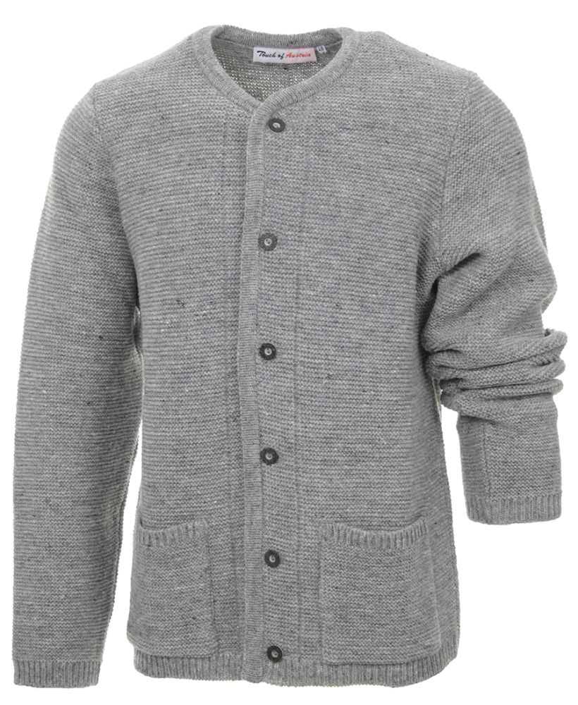 Trachten Strickjacke, grau
