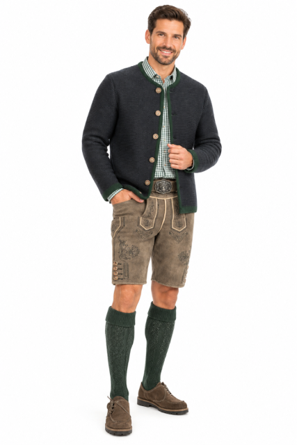 Klassiker, Strickjacke in dkl. anthrazit