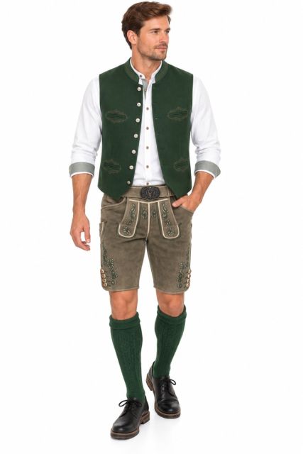 Sämisch gegerbte, Ziegenlederhose, Forrest