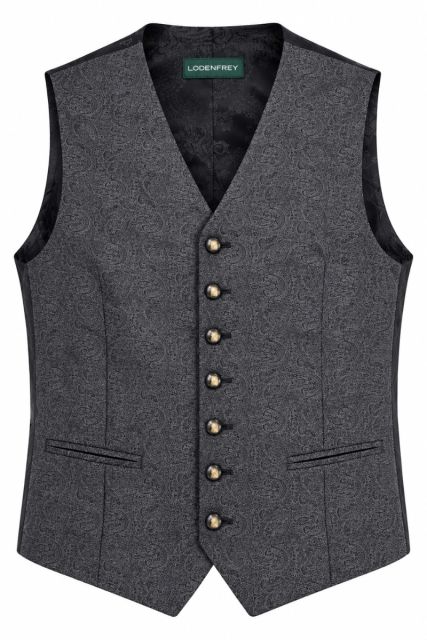Lodenfrey Gilet in anthrazit