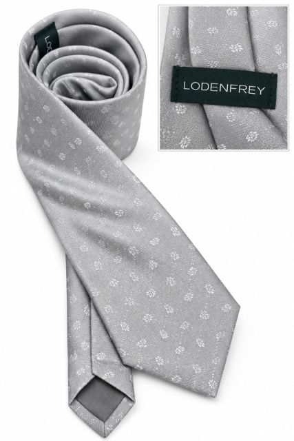 Lodenfrey Krawatte silbergrau