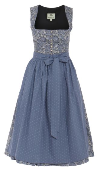Dirndl, Paisleydruck, Baumwoll-Satin
