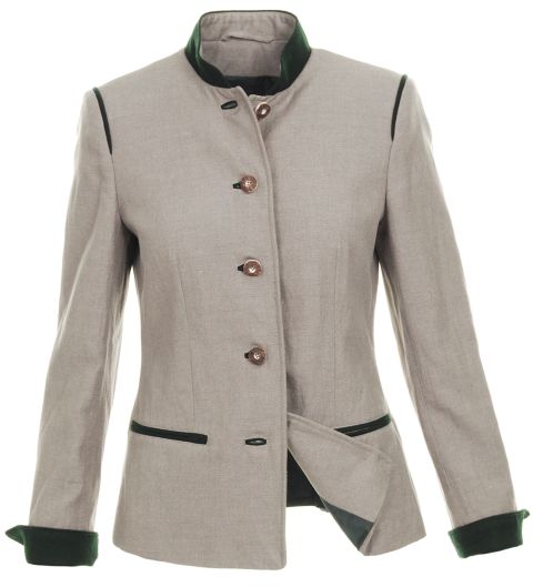 Jägerleinen Blazer, Quetschfalte