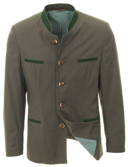 Lodenfrey Trachten Sakko, Cotton-Wash, sage