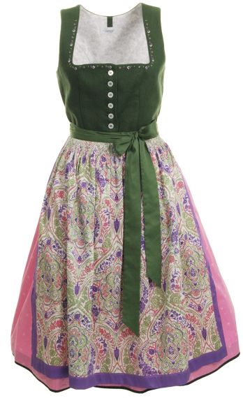 Midi Ausseer Dirndl, Handstickerei