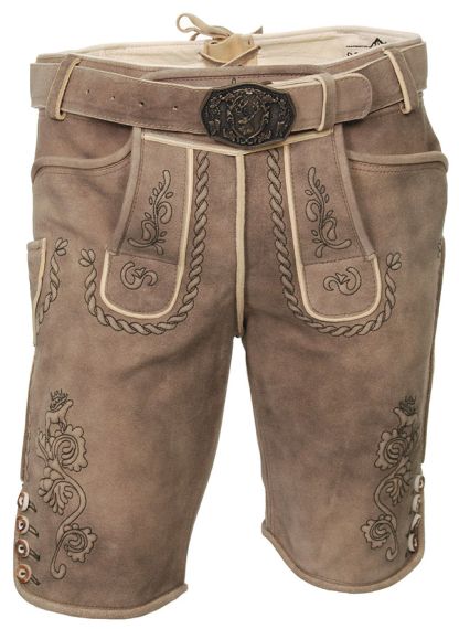 Sämisch, Ziegenlederhose, sand