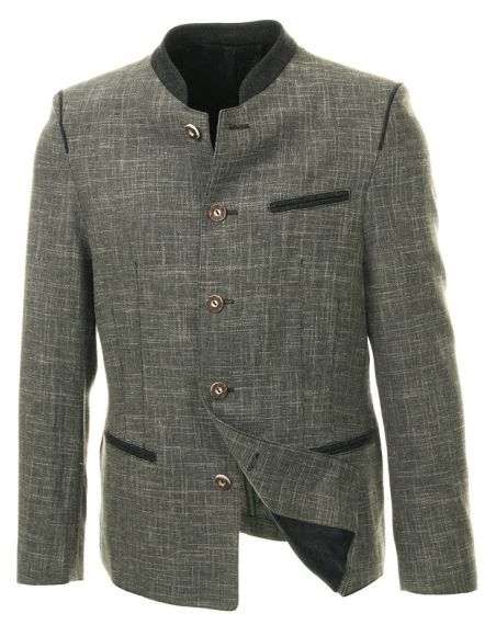 Leichtes Trachtensakko, grün-grau